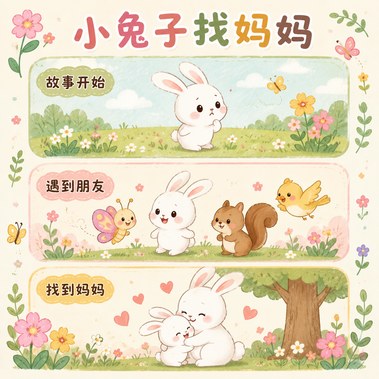 小兔子找妈妈